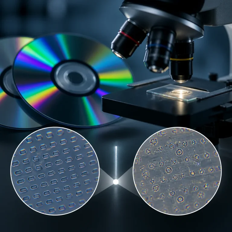 Как отличить CD от CD-R по оптическим признакам