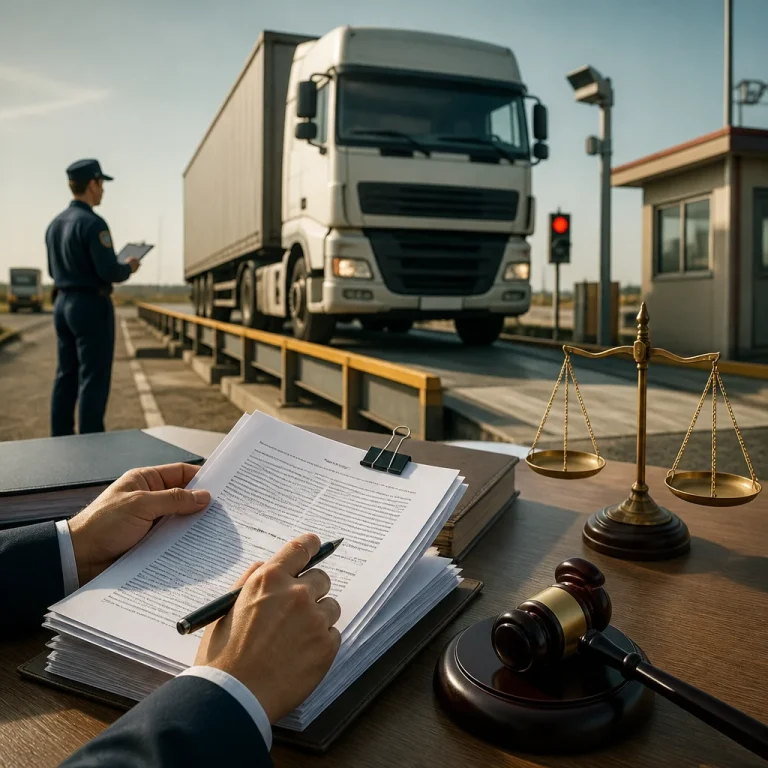 Экспертиза пунктов весового контроля на дорогах