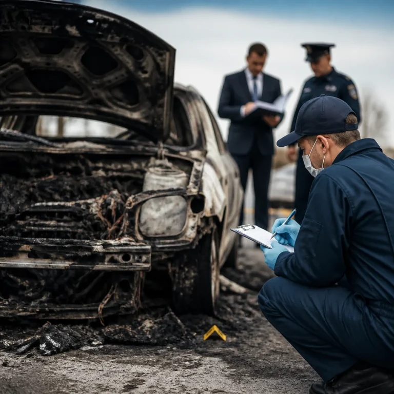 Пожарно-техническое исследование автомобиля Пожарно-техническое исследование автомобиля