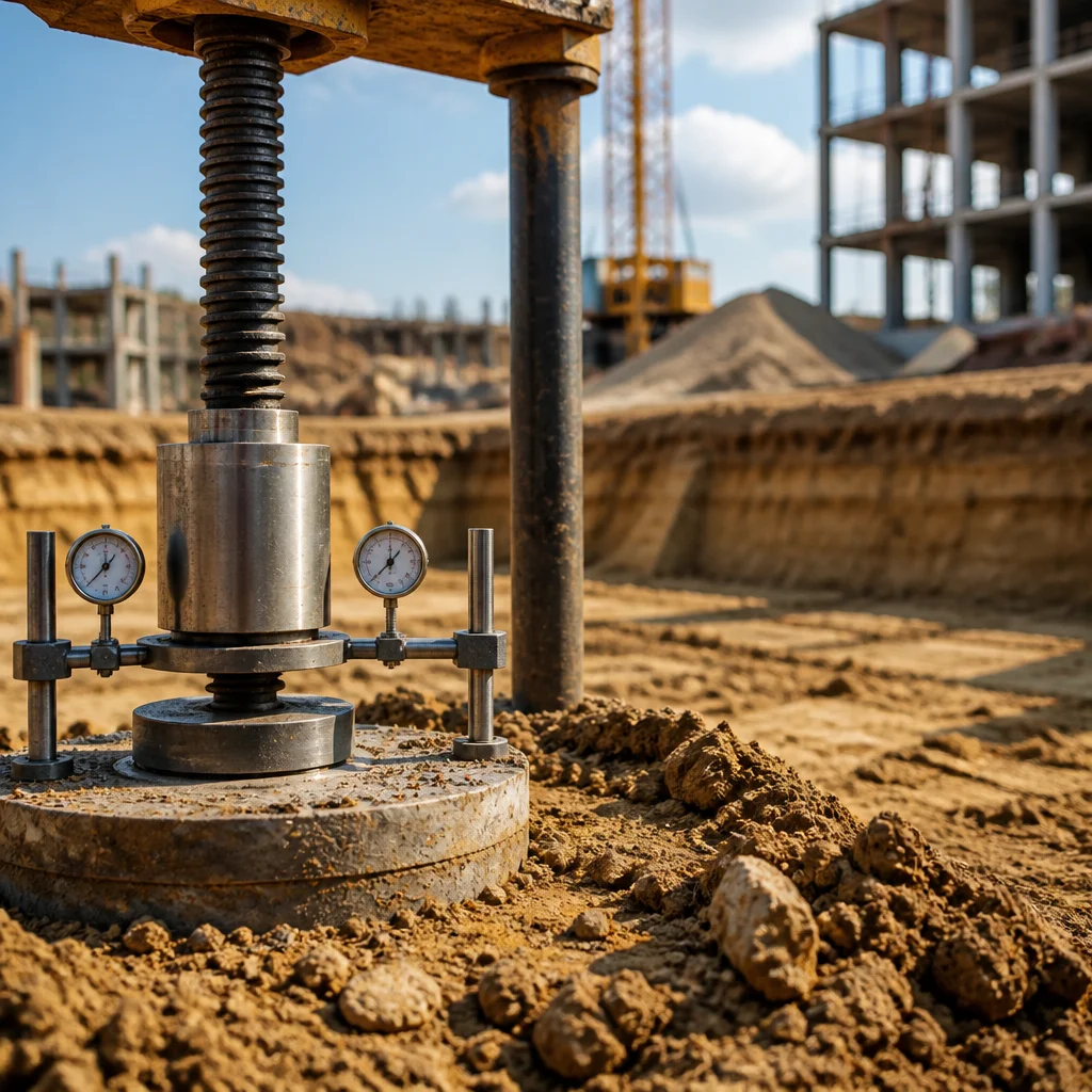 Штамповые испытания грунтов перед строительством